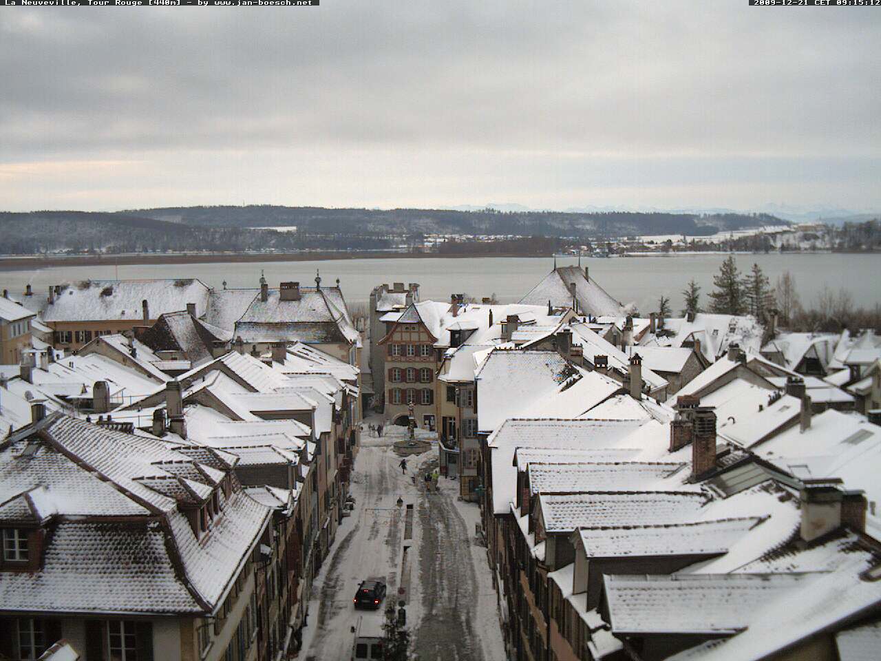 La Neuveville sous la neige